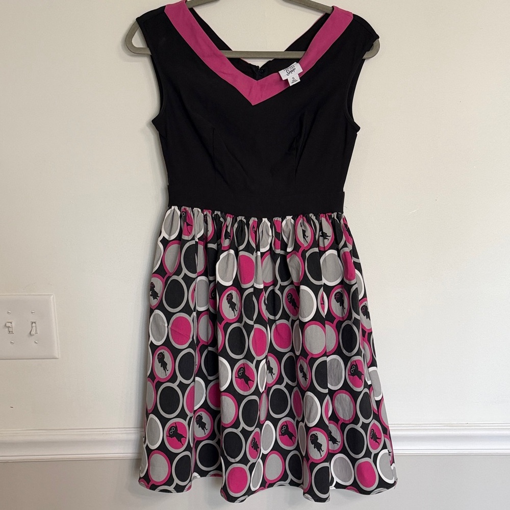 Disney Edna Mode Black and Pink Dress S